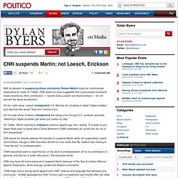 CNN suspends Martin; not Loesch, Erickson