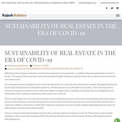 SUSTAINABILITY OF REAL ESTATE IN THE ERA OF COVID-19