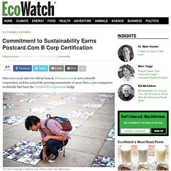 Commitment to Sustainability Earns Postcard.Com B Corp Certification