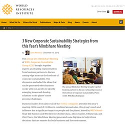 3 New Corporate Sustainability Strategies from this Year’s Mindshare Meeting