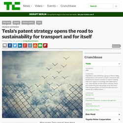 Tesla’s patent strategy opens the road to sustainability for transport and for itself