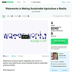 Waterworks is Making Sustainable Agriculture a Reality by Christine Ball