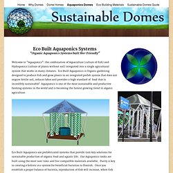 Sustainable Domes - Geodesic Dome - Aquaponics Domes