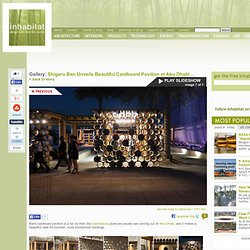 Shigeru Ban Unveils Beautiful Cardboard Pavilion at Abu Dhabi Art Fair Shigeru Ban's cardboard pavilion Abu Dhabi Art Design Souq - Gallery Page 7