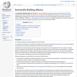 Sustainable Building Alliance