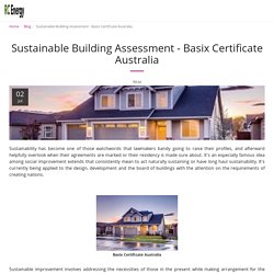 Sustainable Building Assessment - Basix Certificate Australia - RC Energy