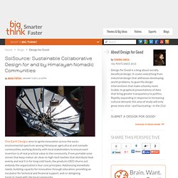 SolSource: Sustainable Collaborative Design for and by Himalayan Nomadic Communities
