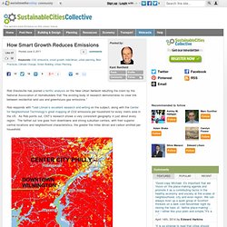 How Smart Growth Reduces Emissions