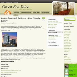Green Blog About Sustainable Communities, Green Homes, Blog About Eco Living