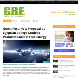 Guest Post: New Proposal by Egyptian College Student Promises Endless Free Energy