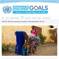 Water and Sanitation - United Nations Sustainable Development