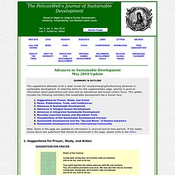 s Journal of Sustainable Development