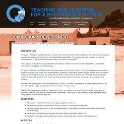 Teaching and Learning for a Sustainable Future