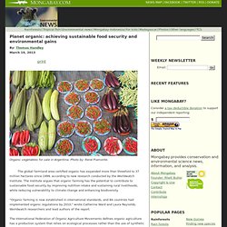 Planet organic: achieving sustainable food security and environmental gains