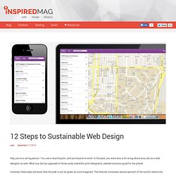 12 Steps to Sustainable Web Design