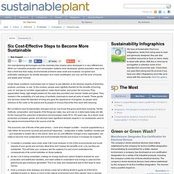 Seis rentables Pasos para ser más sostenibles