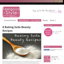 8 Baking Soda Beauty Recipes