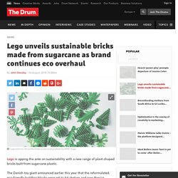 Lego unveils sustainable bricks made from sugarcane as brand continues eco overhaul