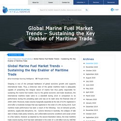 Global Marine Fuel Market Trends – Sustaining the Key Enabler of Maritime Trade