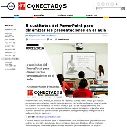 5 sustitutos del PowerPoint para dinamizar las presentaciones en el aula