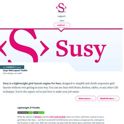 Susy: Responsive grids for Compass