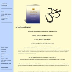 Yoga Sutras de Patanjali - Traduction en clair