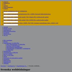 Svenska webbtidningar