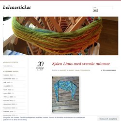 Sjalen Linus med svenskt mönster