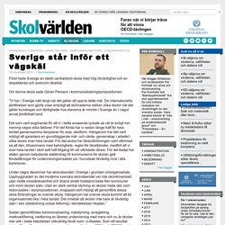Sverige står inför ett vägskäl - Per Kornhall