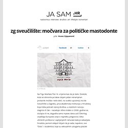 Sveučilište u Zagrebu: Močvara za političke mastodonte