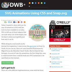 SVG Animations Using CSS and Snap.svg