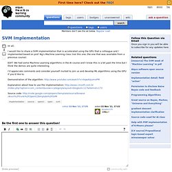 SVM Implementation