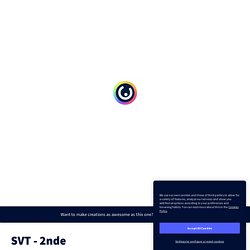 SVT - 2nde by Gaïa SVT on Genially