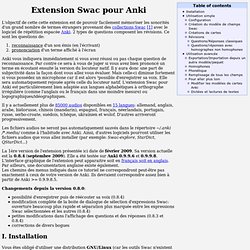 Swac plugin for Anki