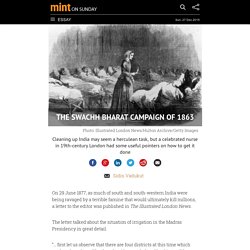 The Swachh Bharat campaign of 1863