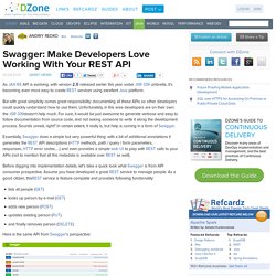 Swagger: Make Developers Love Working With Your REST API