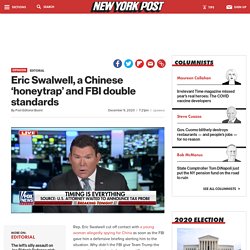 Eric Swalwell, a Chinese 'honeytrap' and FBI double standards