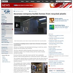 Swansea company builds homes from recycled plastic