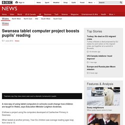 Swansea tablet computer project boosts pupils' reading