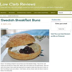 Swedish Breakfast Buns - Low Carb Reviews