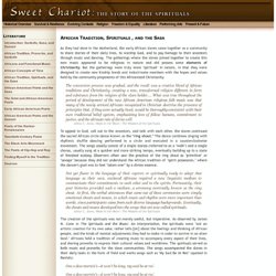 Sweet Chariot: the story of the spirituals