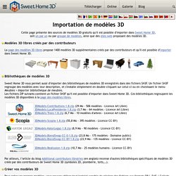 Importation de modèles 3D