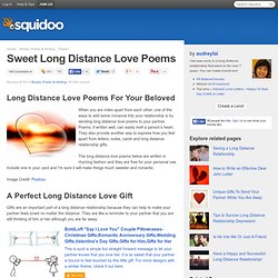 Sweet Long Distance Love Poems