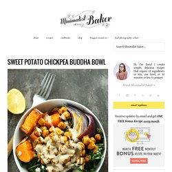 Sweet Potato Chickpea Buddha Bowl