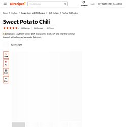 Sweet Potato Chili Recipe