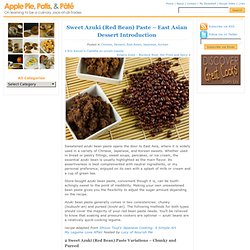 Sweet Azuki (Red Bean) Paste Recipe for East Asian Desserts