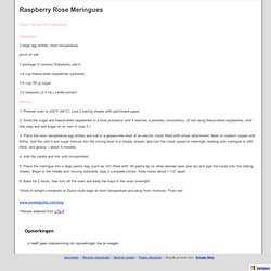 Raspberry Rose Meringues - Sweetapolita Printables