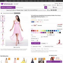 A-Line/Princess Sweetheart Asymmetrical Chiffon Prom Dress With Ruffle Beading Sequins (018056788)