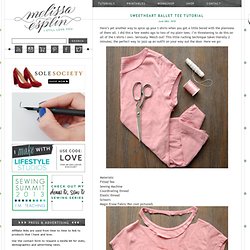 Sweetheart Ballet Tee Tutorial