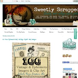100 Free Ephemera and Vintage Clipart and Images